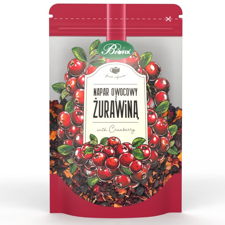 Ceai-Infuzie cu fructe de Merisor, fara zahar, 100g