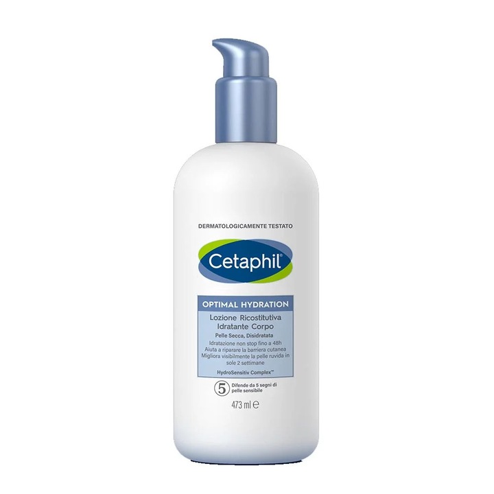 CETAPHIL OPTIMAL HYDRATION – Hidratáló és Regeneráló Testápoló, 473 ml