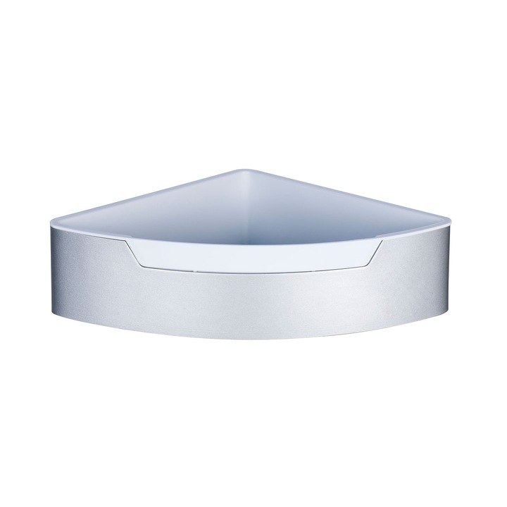 Suport de baie Argodom, polka coltara suspendata, 2 elemente, cromat, 7cm