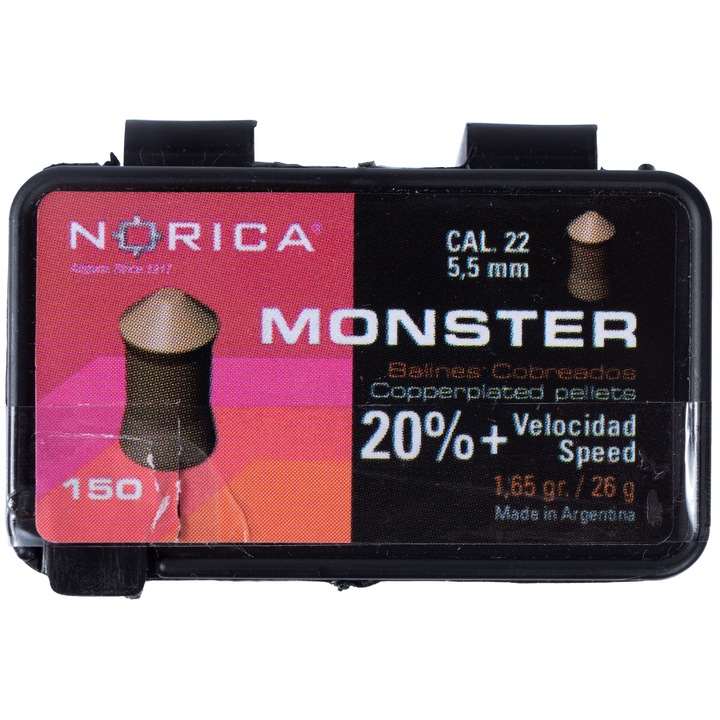 Alice, Norica, Monster, 5, 5 mm, Set 150 bucati