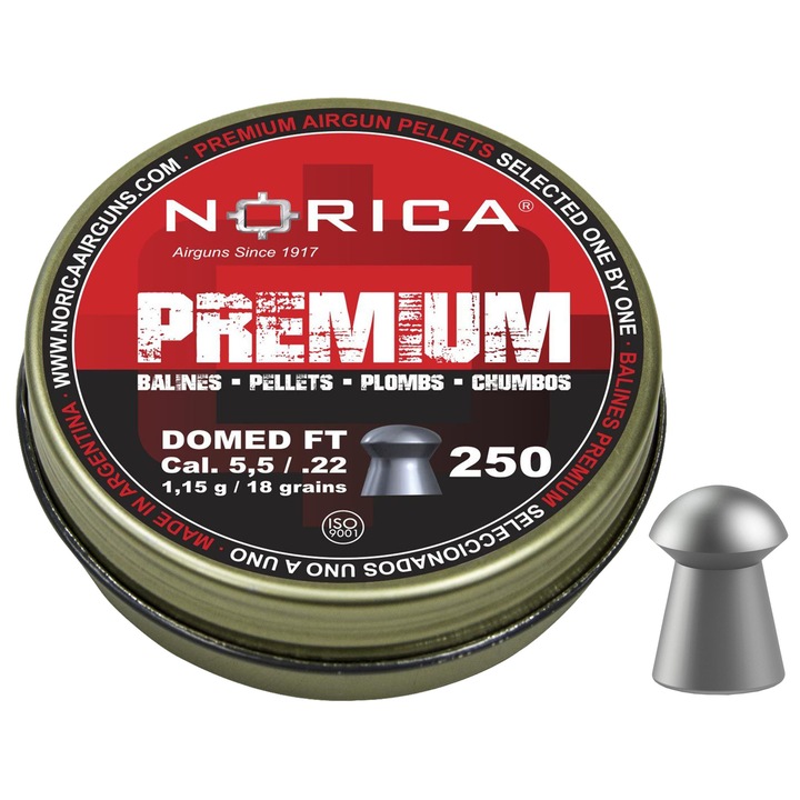 Alice diabolo, Norica, Domed, 5, 5 mm, set 250