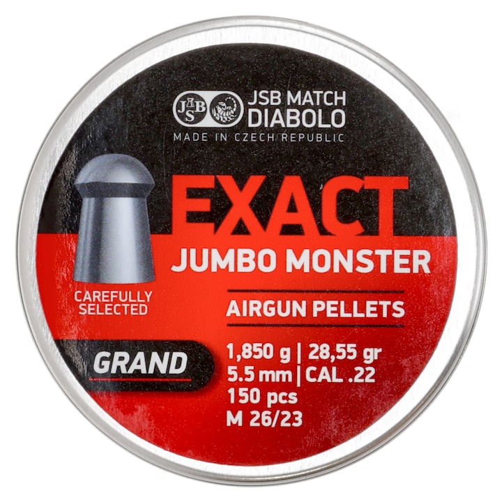 Peleti, JSB, Exact Jumbo Monster, 5, 52 mm, set 150