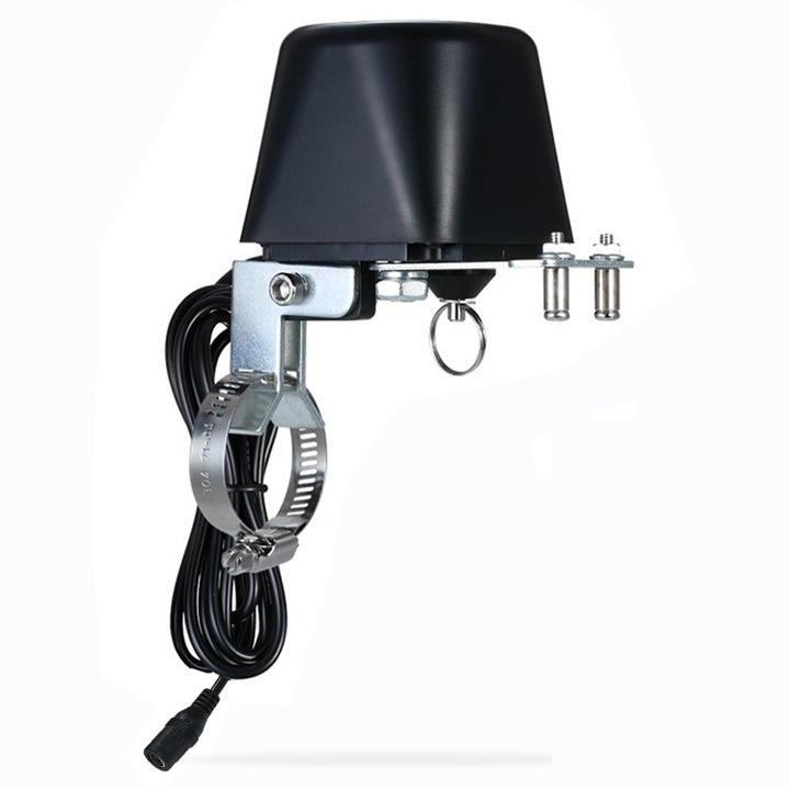 Robinet de apa inteligent cu Wi-Fi Tuya, Ultrixe, Telecomanda Bluetooth, Negru