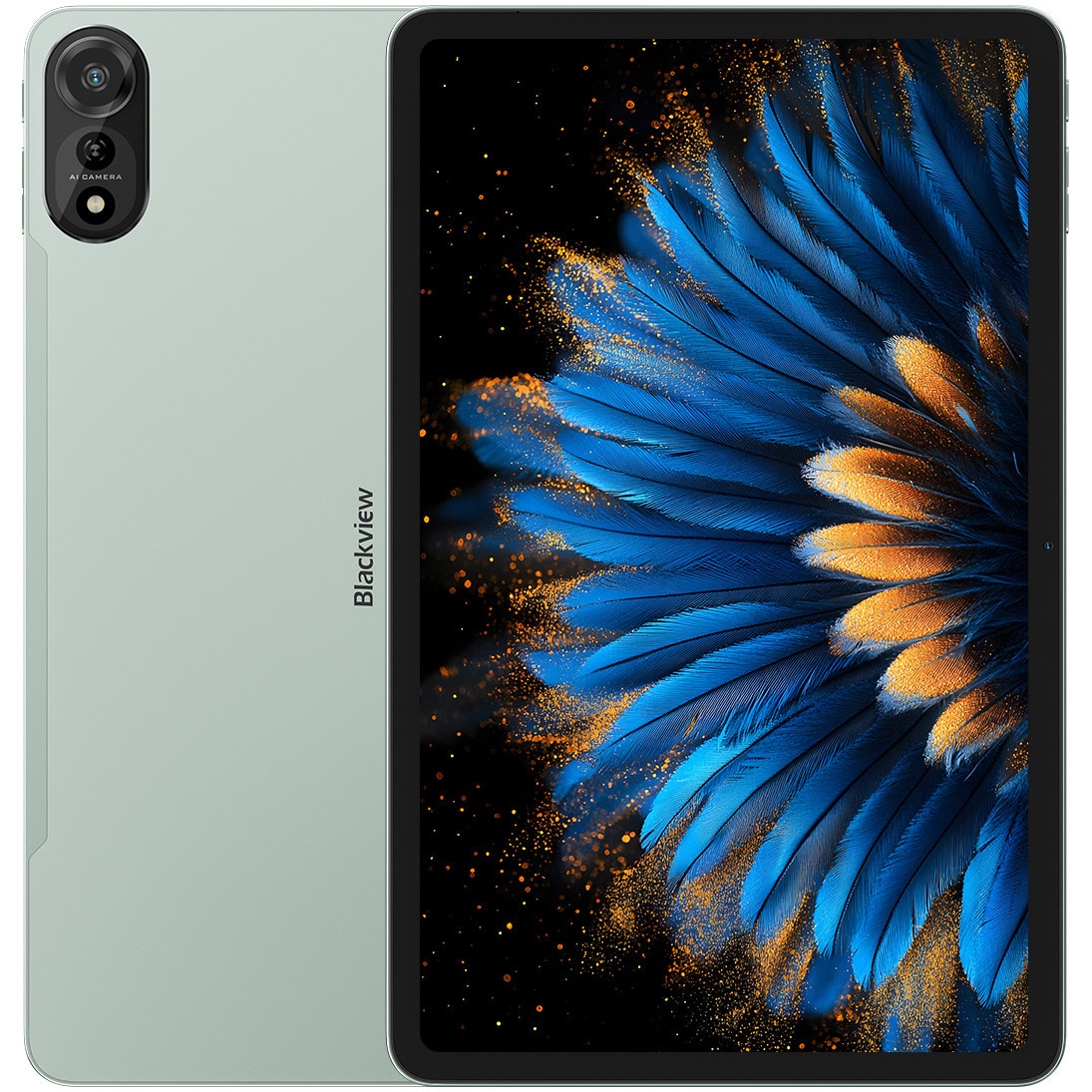 Tableta Blackview MEGA2, 12", 12GB RAM, 256GB Flash, 16MP+8MP, Stylus, Face Unlock, Verde