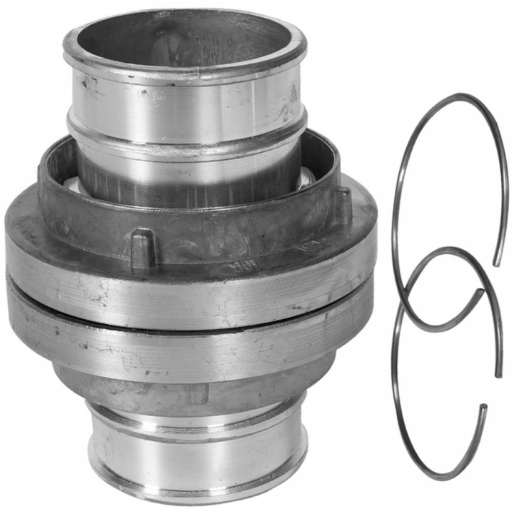 Cupla furtun pompieri 3 toli metal, racord rapid furtun pompieri 3 inch, cupla aluminiu pentru furtun apa si motopompa