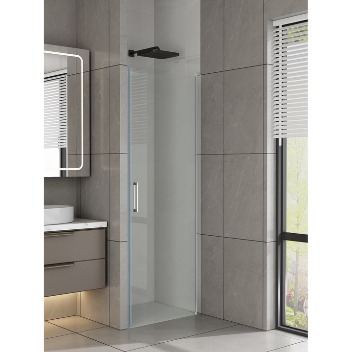 ArchiD, Zuhanyajtó, Egyszárnyú, 6 mm nano felületű üveg, 100 cm