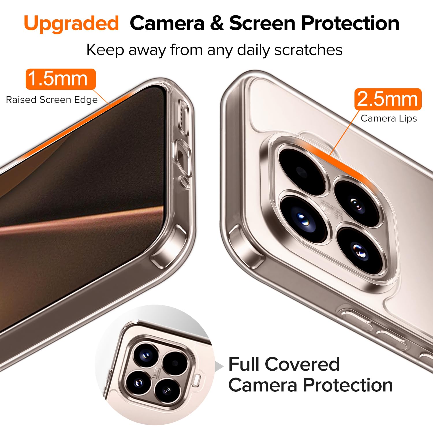 Husa transparenta anti-ingalbenire pentru Xiaomi 15T Pro 5G, protectie militara