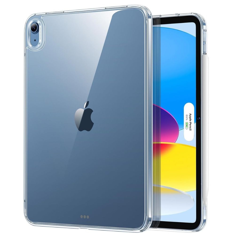 Husa compatibila cu Apple Ipad 10.9/2022, Protectie antisoc, Silicon Ultra Slim High Tech, Crystal Clear
