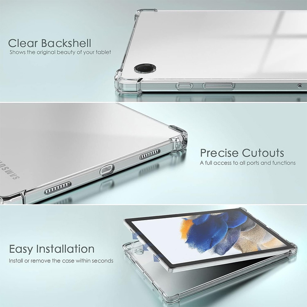 Husa compatibila cu Apple Ipad 10.2/10.5/2019, Protectie antisoc, Silicon Ultra Slim High Tech, Crystal Clear