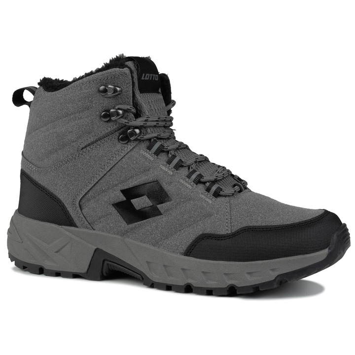 Ghete sport barbati Lotto KETCHAM FUR, gri, sintetic, Gri