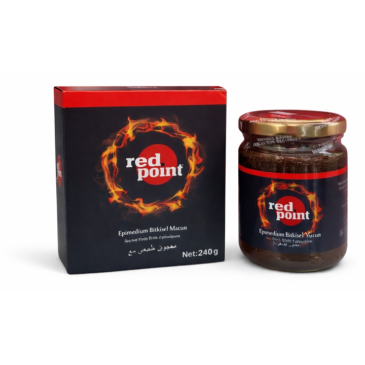 Red Point 240 gr – pasta premium cu miere si plante pentru potenta si erectie puternica