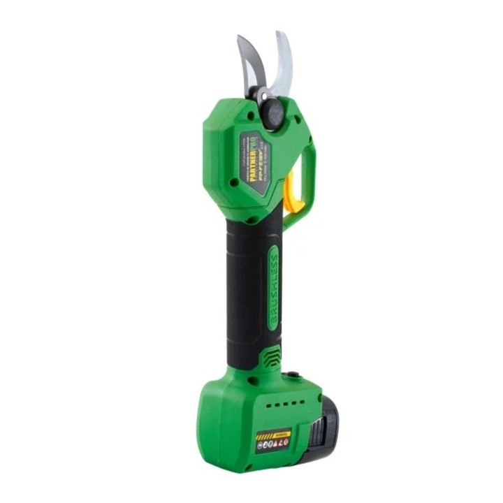 Foarfecă electrică cu acumulator, 300 W, 16V / 2Ah, forță de tăiere 200 N, verde