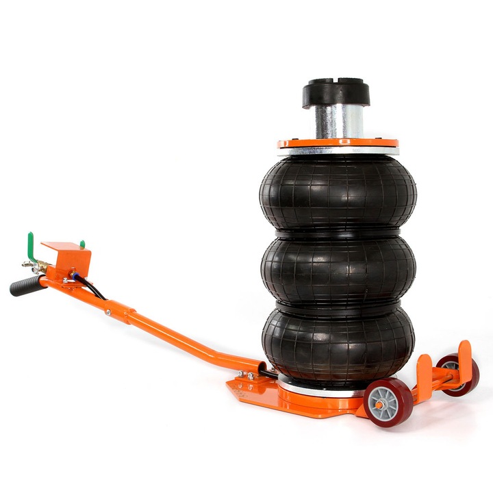 Cric pneumatic tip perna 3.5t cu atasament 100mm si cupla rapida (B80140)