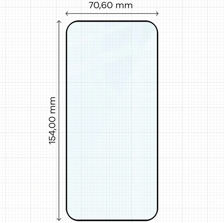 Стъклен протектор Bizon Glass Edge Duo за Oppo Reno 15 / 15 F / 15 FS / A6 Pro 5G, czarna ramka, 2 броя