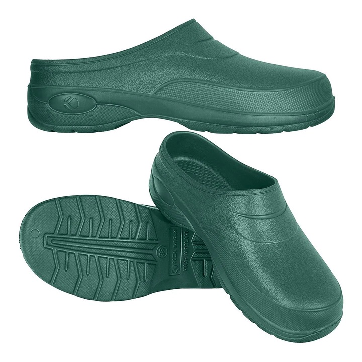 Saboti de lucru Geko, model G90555-37, material EVA, slip-on, marimea 37, culoare: multicolor