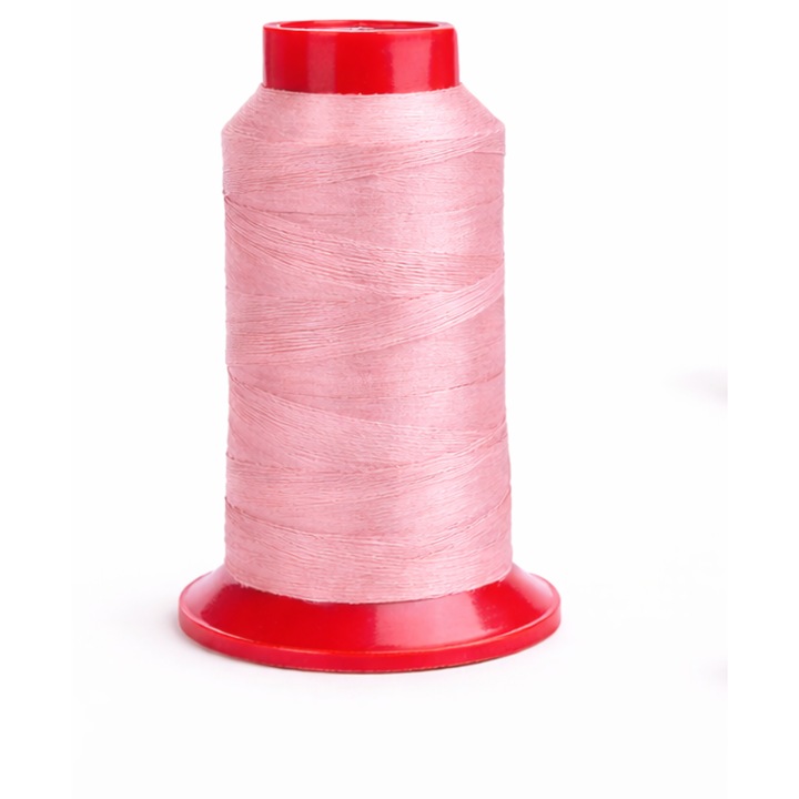 Ata de cusut, roz, 1000m, 100% poliester, rezistent