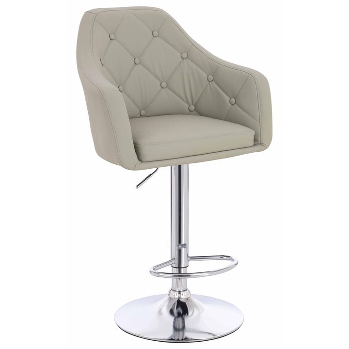 Scaun de birou, Votana, HR831W, Piele Ecologica Premium Soft, Baza Cromata, Culoare