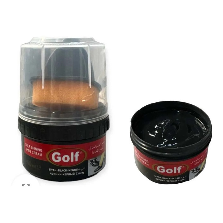 Crema pentru pantofi, neagră, 60ml