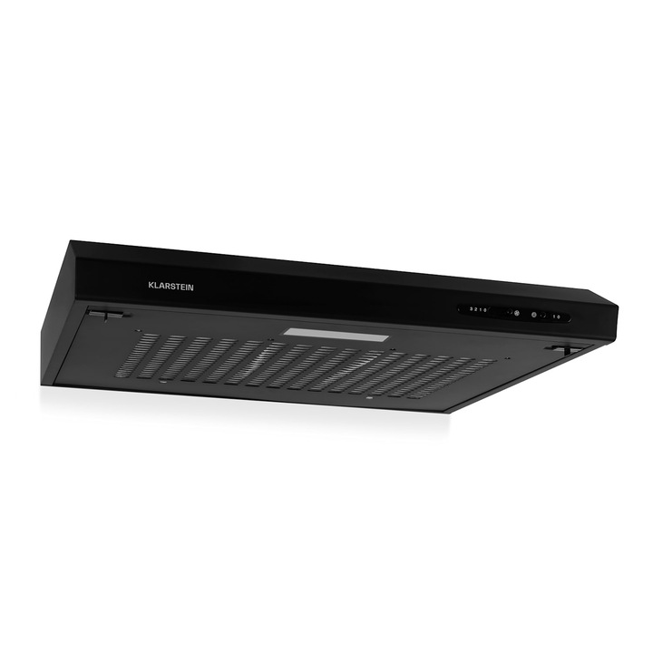 Абсорбатор Klarstein UW60BL, 60 см, черен, 170 м3/ч, 1 мотор, 60 x 8.4 x 47 см