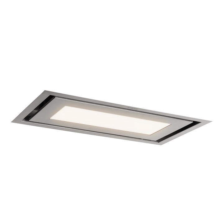 Hota Klarstein Remy Brilliant Edition, 90 cm, 609 m³/h, CEE A, LED, sticlă, oțel inoxidabil