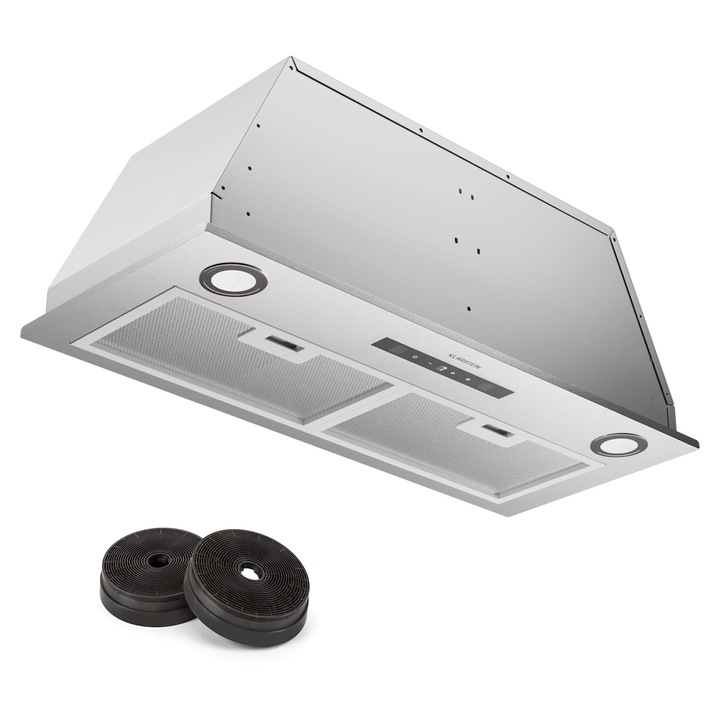 Hota de bucatarie incorporabila Klarstein Paolo 72 cm, 520 m/h, LED Touch, A++