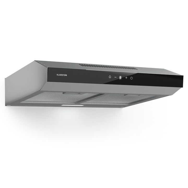 Абсорбатор Klarstein Contempo Neo, под шкаф, рециркулация, 175 м³/ч, тъч контрол, 60x15x48см
