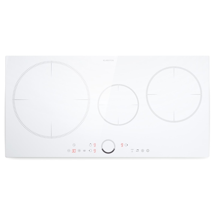Klarstein, Delicatessa 80, Plita Cu Inductie, Incorporabila, 3 Zone, 6000 W, Zona Paella, Vitroceramica