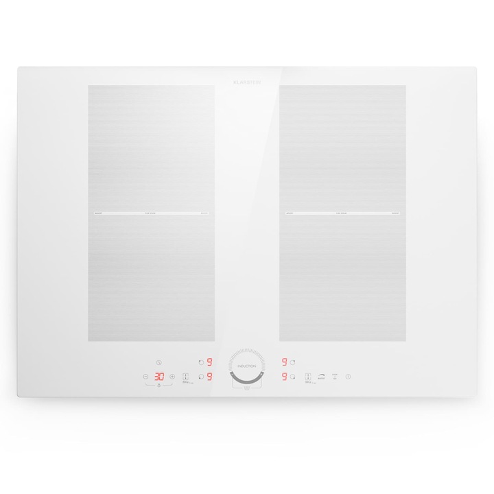 Klarstein, Delicatessa 70 Flex, Beépíthető Indukciós Főzőlap, 4 Zóna, 7000 W, Üvegkerámia