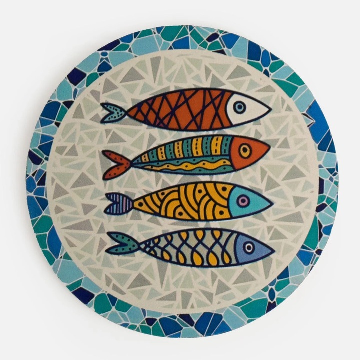 Kerek poháralátét készlet 10cm