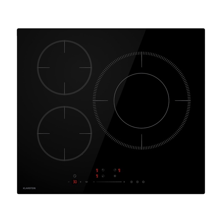 Plita cu inductie Klarstein Delicatessa Paella, 3 zone, Power Boost, 59x52cm