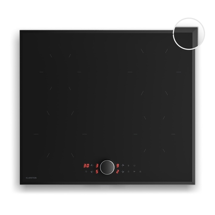 Klarstein, Plita Cu Inductie Magnichef, 4 Zone De Gatit, Moderna Si Inovatoare, 8.200 W, 60 Cm