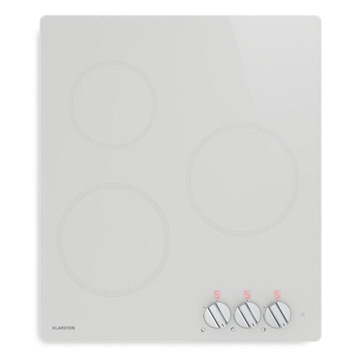 Plita cu inductie Klarstein Kochheld, 3 zone, 5700 W, 45 cm, sticla ceramica