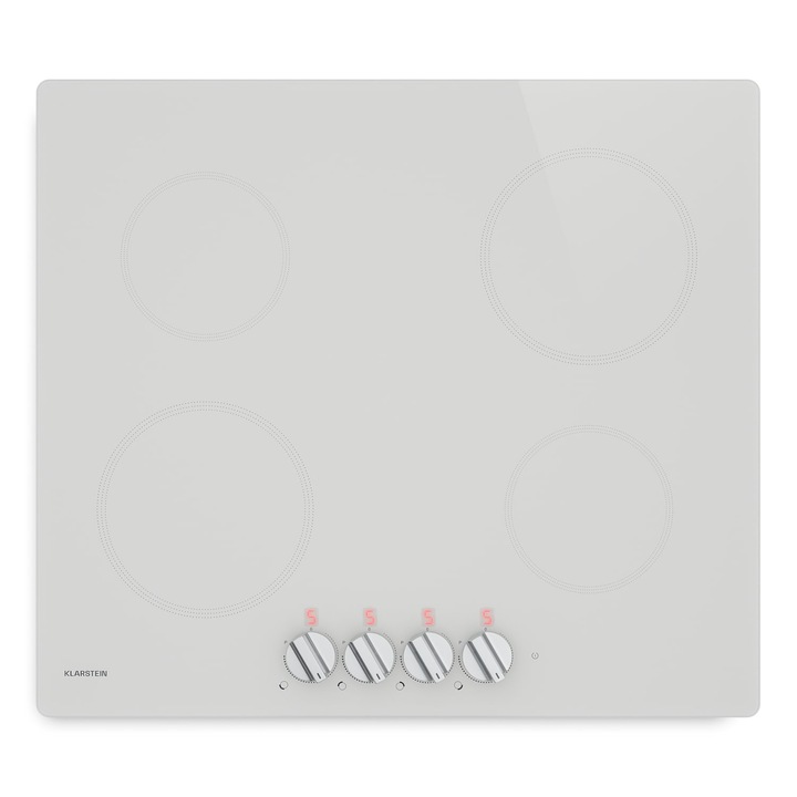 Klarstein, Plita Cu Inductie Kochheld, Eleganta Si Puternica, 4 Zone De Gatit, 7000 W, 60 Cm