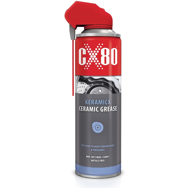 Spray Lubrifiant auto ceramic 500 ml CX-80, protectie impotriva uzurii, rezistent la temperaturi extreme