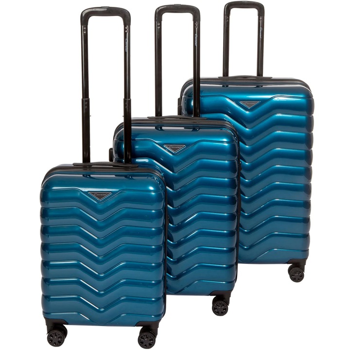 Комплект багаж, 3 части, син