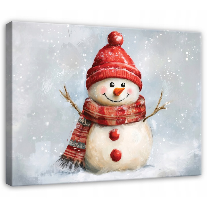 Платно, Празнична Коледа, 60x40 см, Картина, Декоративно, Дневна, Кухня, Картини за стена, PP16294O4