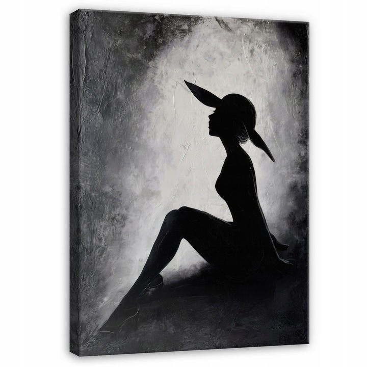 Канава картина, абстрактна, жена, 40x60 см, картина, декоративна, всекидневна, кухня, картини за стена, PP16305O4