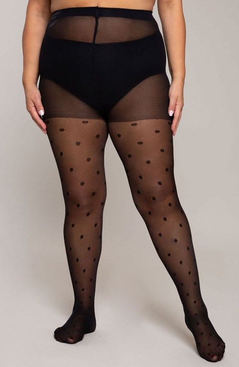 Colanti negri cu puncte 30 DEN Ribessa