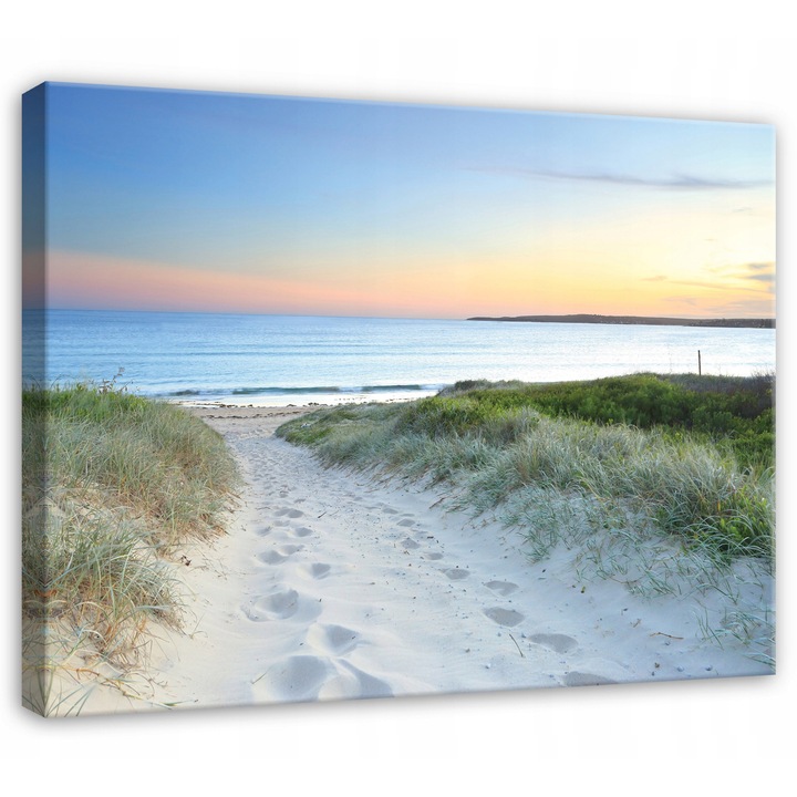 Канава картина, Плаж, Море, Пейзаж, 60x40 см, Картина, Декоративна, Всекидневна, Кухня, Картини за стена, PP14735O4