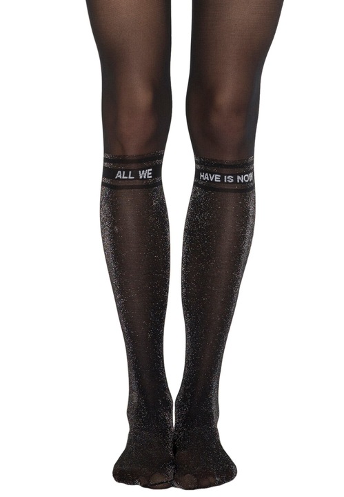 Dres Penti Lovely,, On Time'' 50 DEN -cu Imprimeu „All We Have Is Now”, L-XL