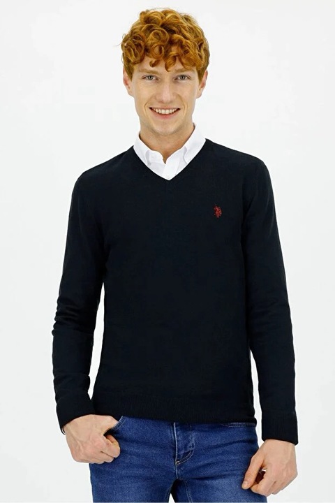 Bluza barbati U.S Polo Assn. US40173039, Bleumarin