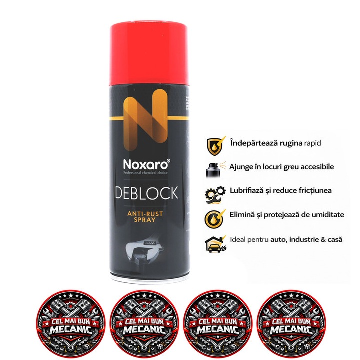 Spray degripant si anti-rugina NOXARO, patrunde rapid si indeparteaza ...