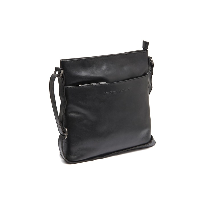 Geanta de umar Lunton din piele naturala, The Chesterfield Brand, Negru, 26x7x27 cm