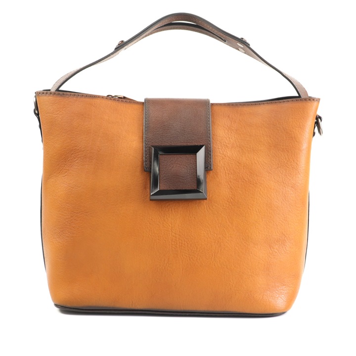 Női barna táska F8533, Többszínű, One-Size