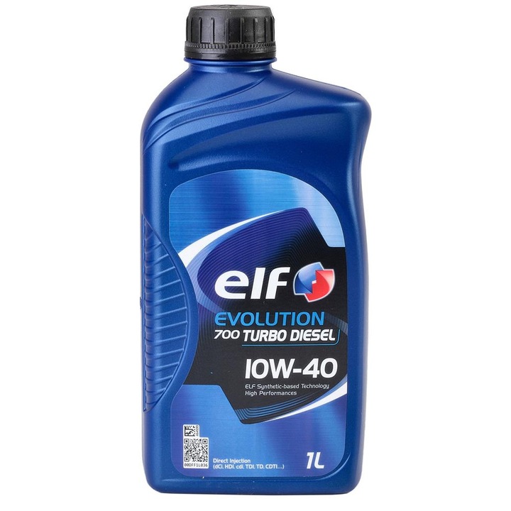 Lubrifiant Elf Evolution 700 Turbo Diesel 10W-40, 1L, profesional, pentru motor