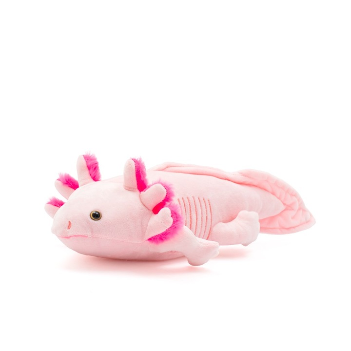 Papusa de imbratisat Axolotl Baby Mix, 45 cm, roz