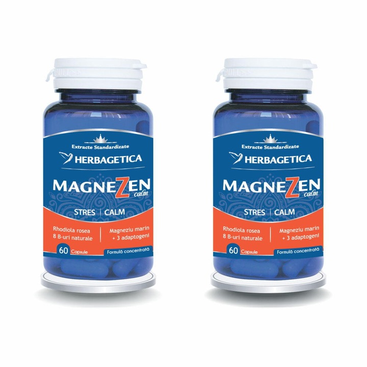 Pachet Magnezen Calm 60cps+60cps Herbagetica