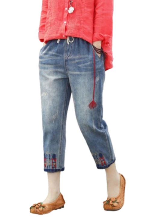 Blugi dama, elastici, Albastru