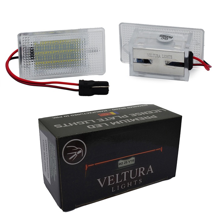 Set 2 Lampi LED Veltura pentru Interior, Pedalier / Picioare, Portbagaj Veltura – Dedicate Ford Focus, Focus, Fiesta, Escort, Mondeo, Orion, Puma, B-MAX, C-MAX