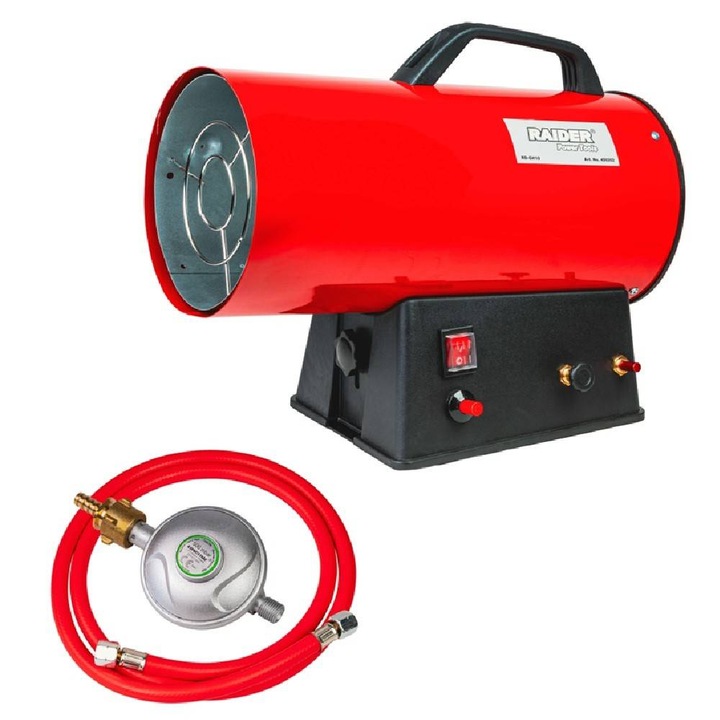 Aeroterma pe gaz 10KW cu furtun si regulator